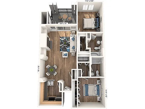 Floor plan Toulon
