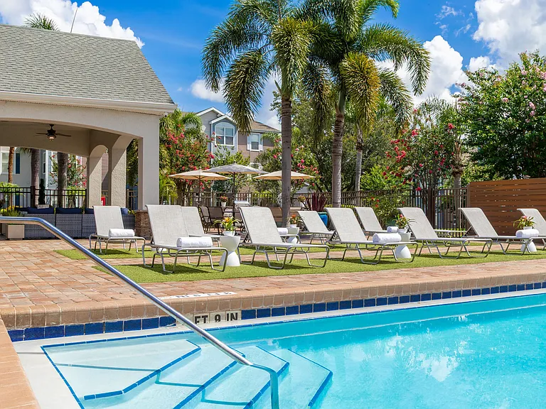 Whether you're soaking in rays or cooling off in the cabana, our pool area has your comfort covered.