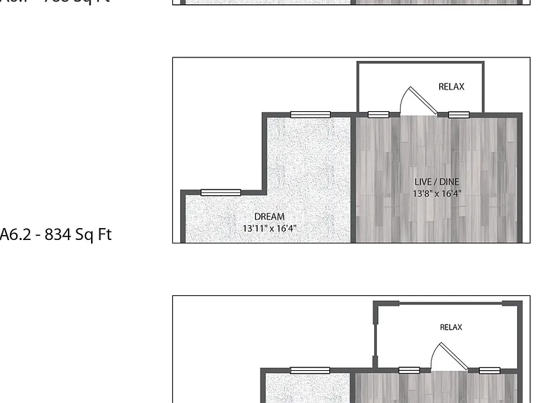 A6.4 floor plan Encore Montrose