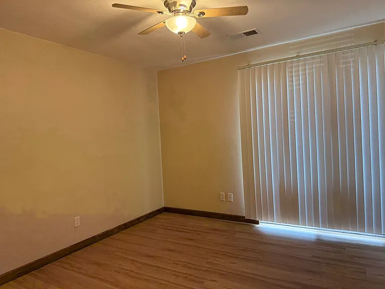 bedroom with door to patio