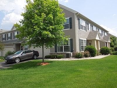 Exterior and attached garage