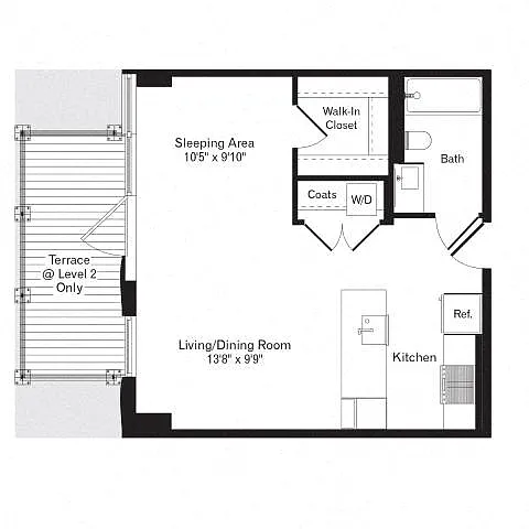 Floor plan SG w/ Terrace