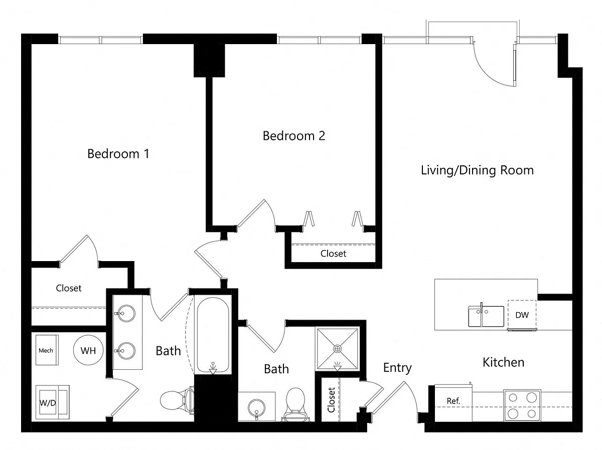 Floor plan Manhattan