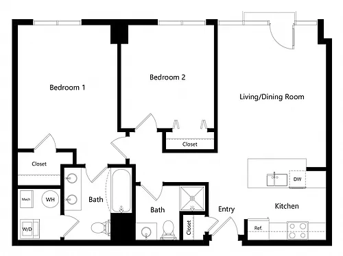 Floor plan Manhattan