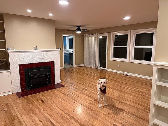 Living room and Maddie