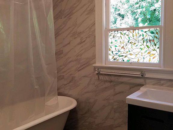 Upstairs claw foot tub and sink