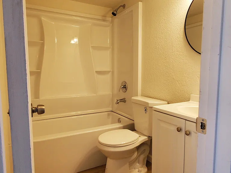 Clean Remodeled Bathroom