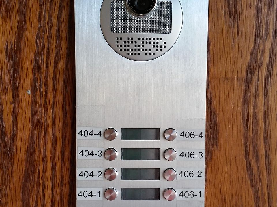 Main Entrance Video Intercom with Key-Fob Entry