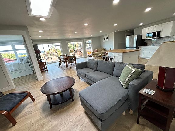 Primary living area. More natural light and a skylight.