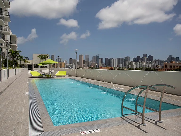 Resort Style Pool and Seating Area