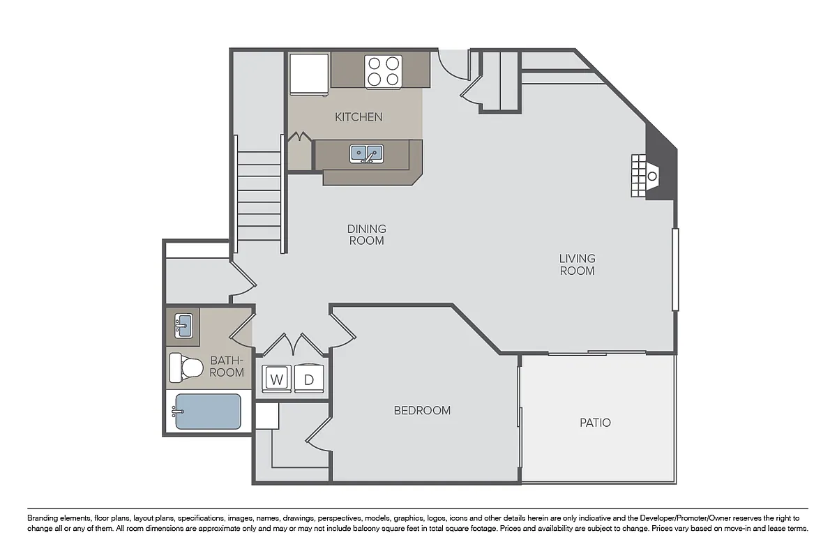 Floor plan Plan 1E