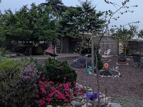 View to the barn from the kitchen windows