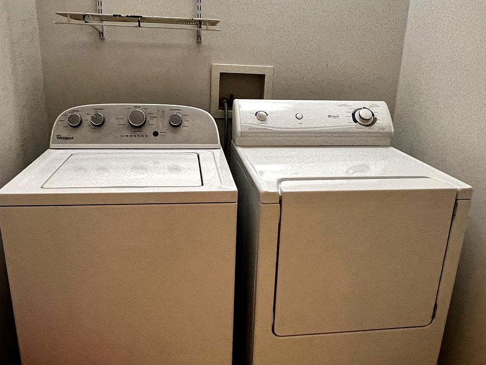 Full size washer/dryer in hall closet