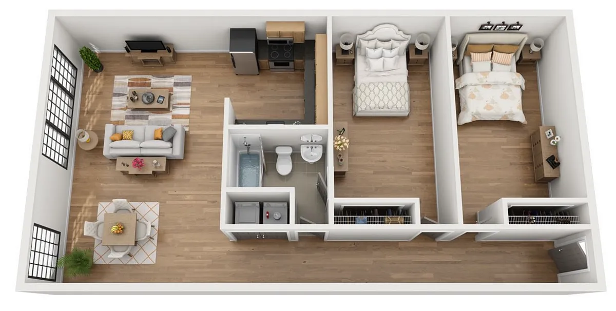 Floor plan B3
