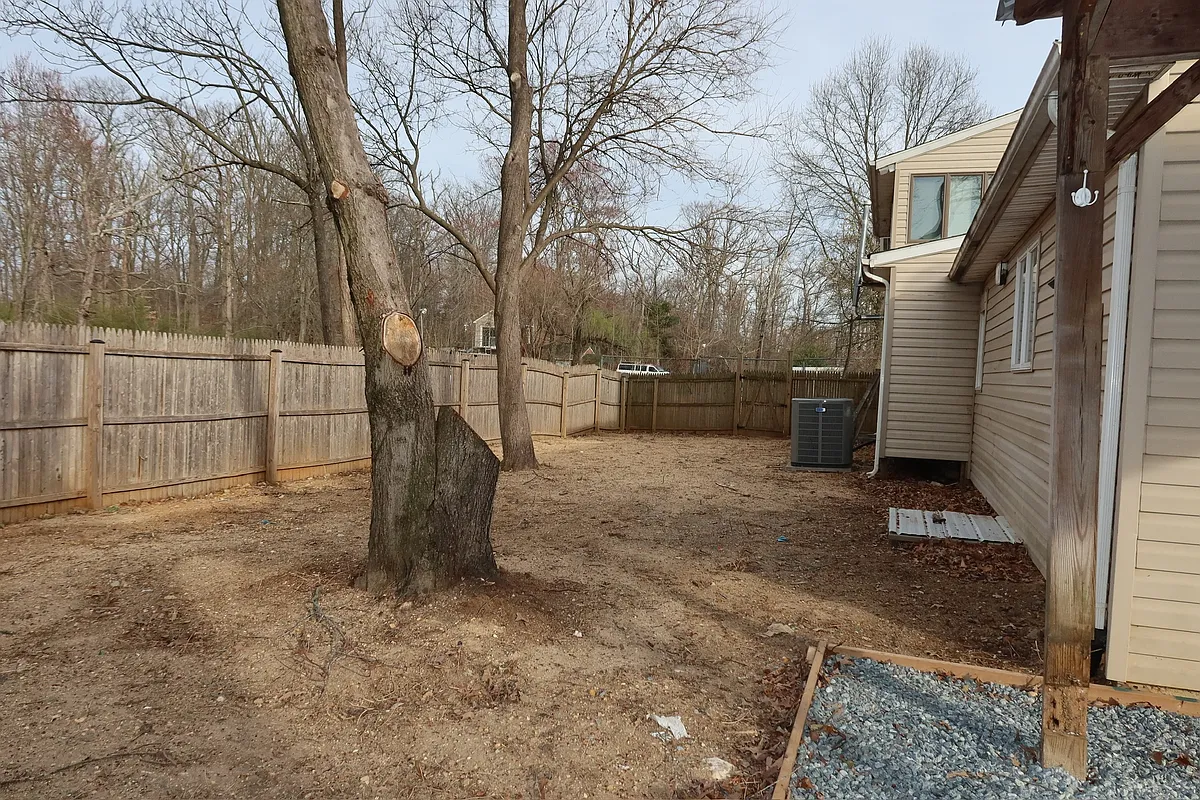 Back yard - 8304 Dangerfield Pl