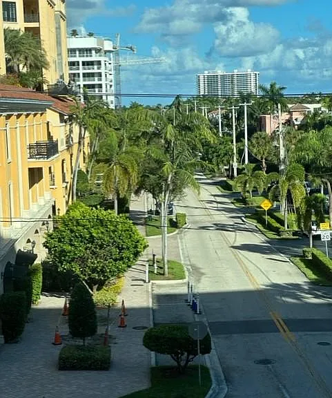 Facing east from bedroom