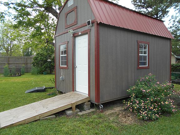 Side view of storage bldg.