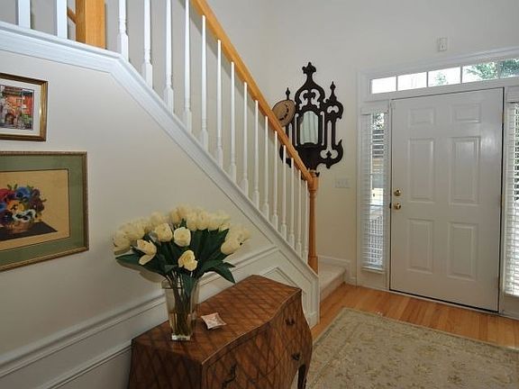 Two story foyer