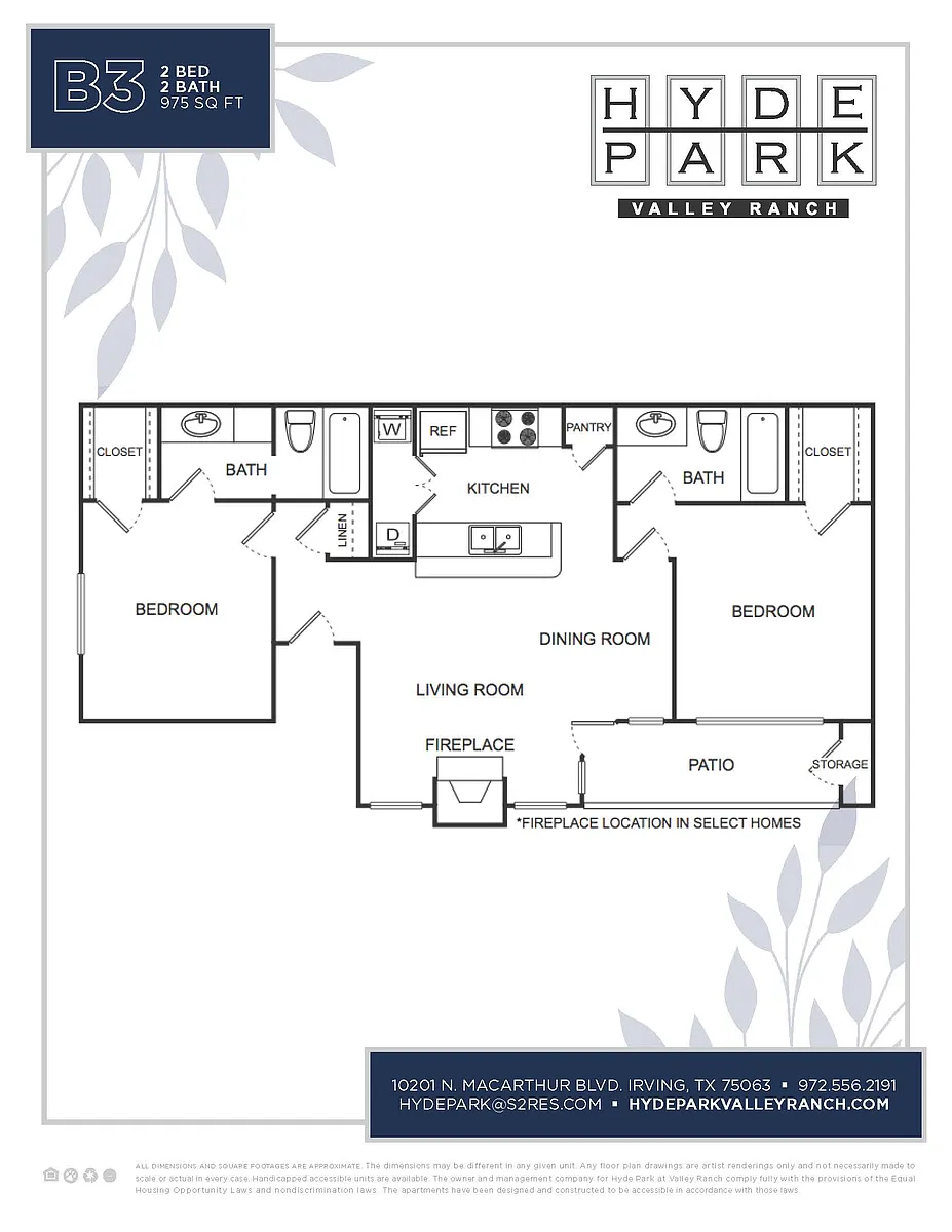Floor plan B3 Renovated