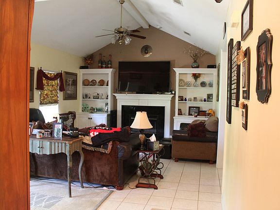 living room - fireplace