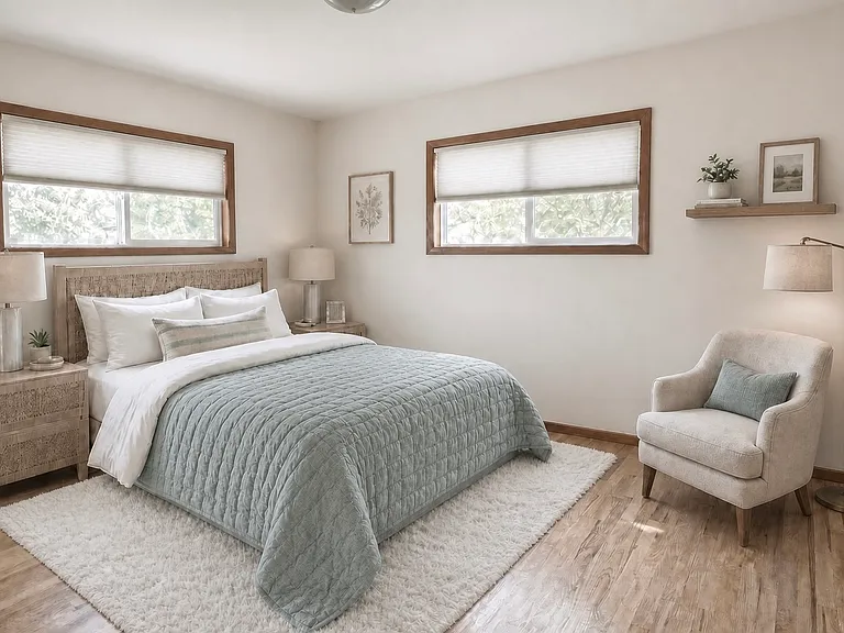 Main Bedroom with attached half bath