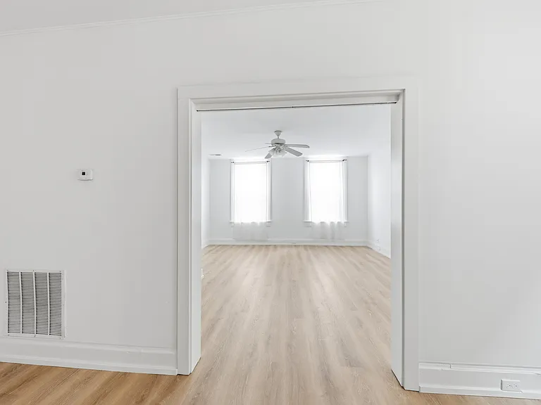 Dining room, looking into living room