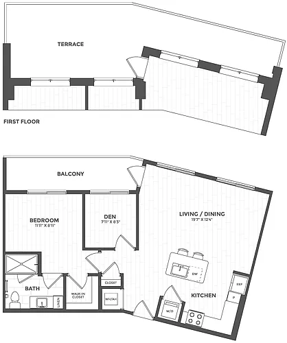 Floor plan A2 Den