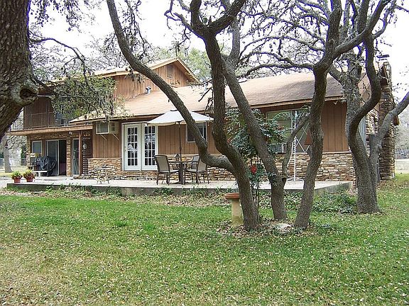 Large back patio