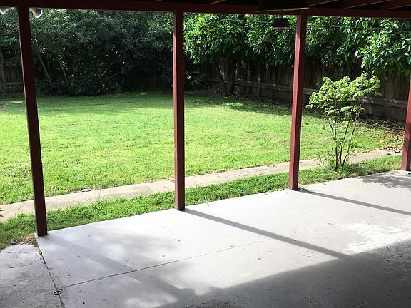 Covered patio , large back yard,