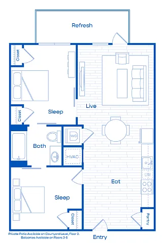 Floor plan VIV Glean
