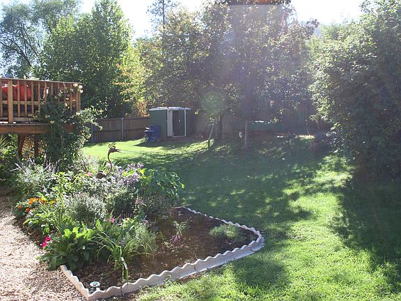 Well tended beautiful yard