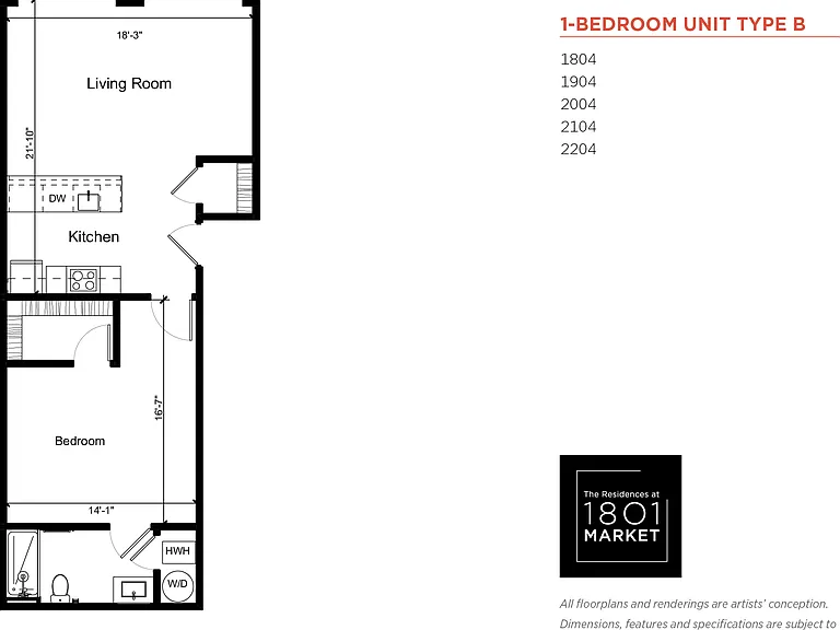 Residences at 1801 Market Street — Photo 36