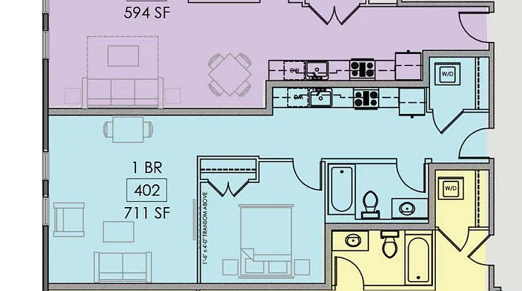 Floor plan 402
