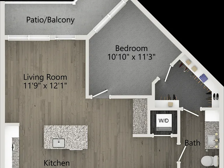 A4 floor plan Populus Pooler
