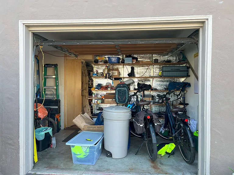 Attached storage/ bike garage