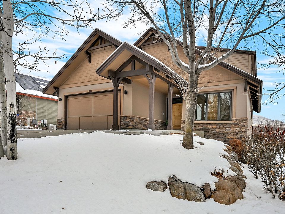 Front of home with two car garage