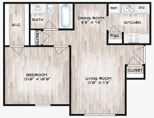 Floor plan A1