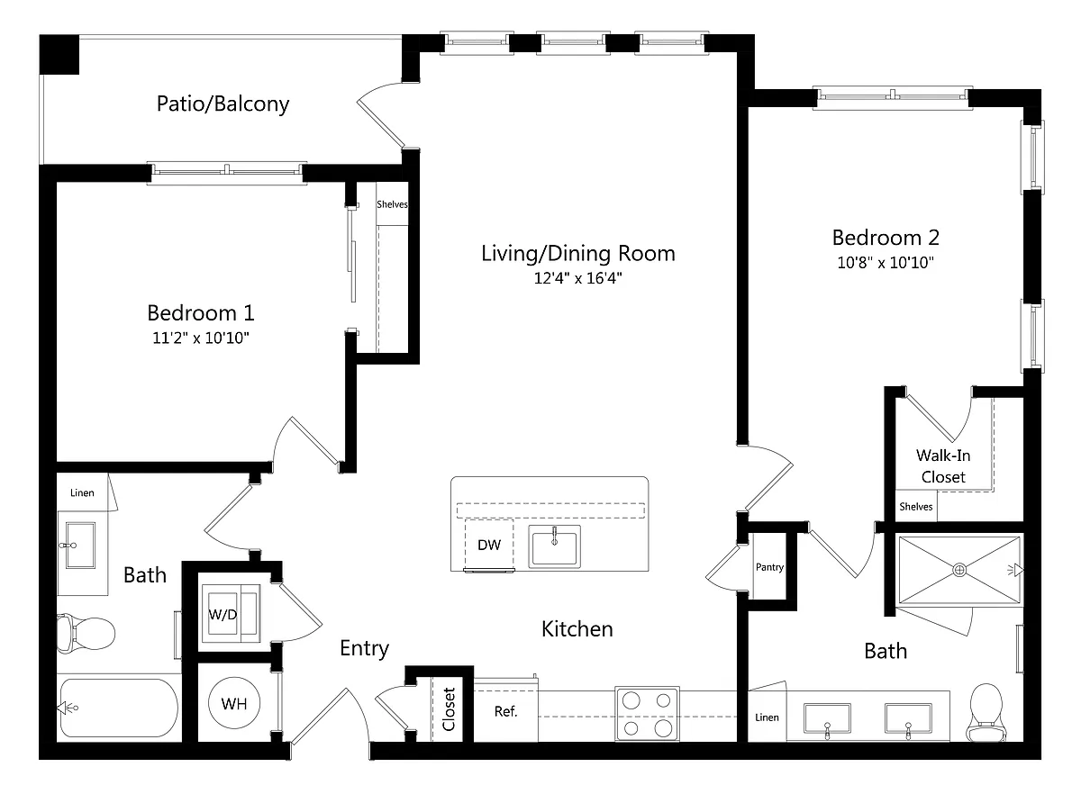 Floor plan B3 - 120