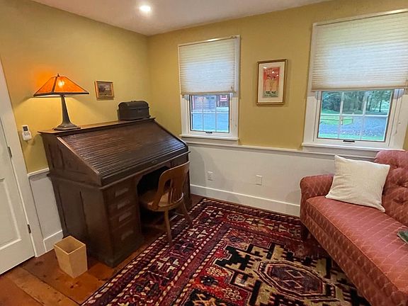 Antique roll top desk was originally in the Boston and Maine railroad station in Alton, NH