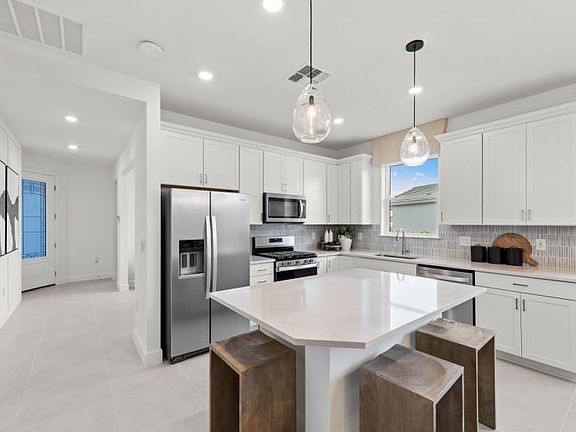 Center island with seating