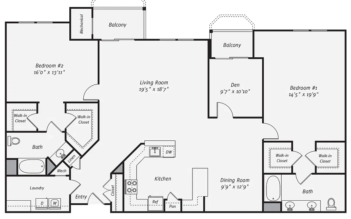 Floor plan B14DR