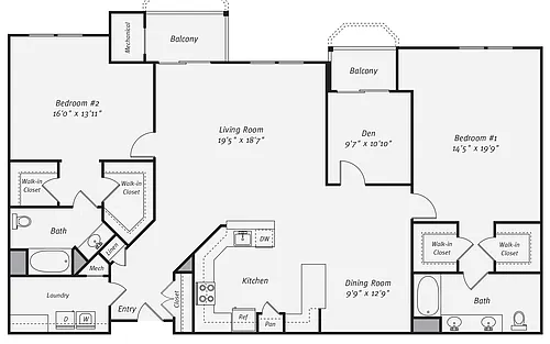 Floor plan B14DR