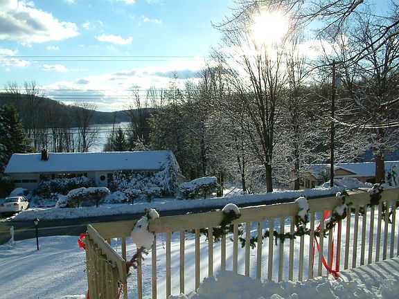 view from front deck