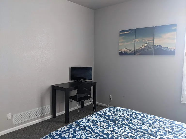 Second bedroom desk work station