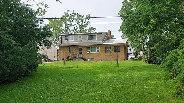 Rear of the property.