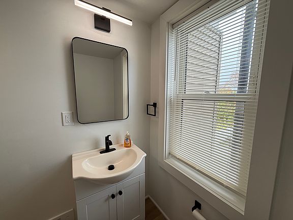 Vanity with new medicine chest