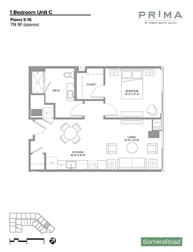 Floor plan 1C