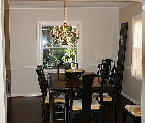 Dining Room & Hardwood Floor