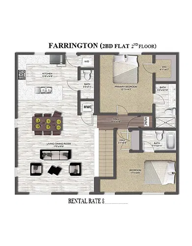 Floor plan Farrington