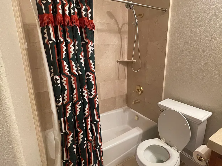 Bathroom 3- Additional marble bathroom with shower